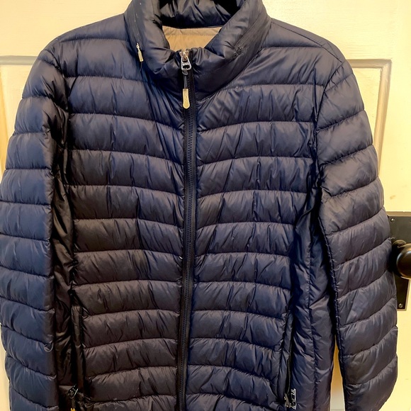 Tumi Jackets & Coats Tumi Down Filled Travel Jacket In Navy Poshmark